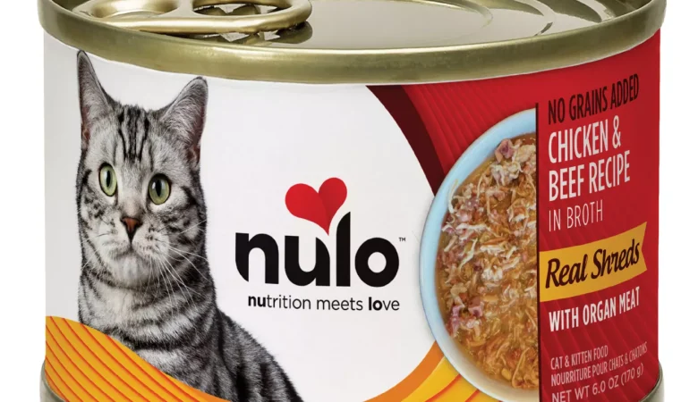 Nulo Real Shreds Wet Cat Food – Grain Free, Chicken and Beef In Broth, 6 Oz