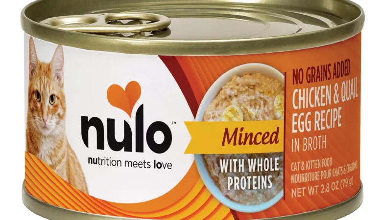 Nulo Finely Minced Chicken & Quail Egg Cat & Kitten Wet Food, Grain Free, 2.8 Oz