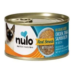 Nulo Real Shreds Chicken, Tuna & Salmon Cat & Kitten Wet Food, Grain Free, 2.8 Oz