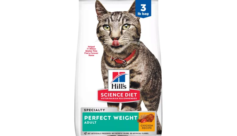 Hill’s Science Diet® Perfect Weight Adult Dry Cat Food – Chicken – 3lb