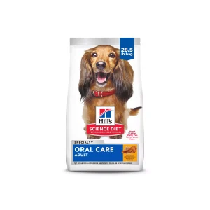 Hill's Science Diet Oral Care Adult Dry Dog Food - Chicken, Brown Rice & Barley - 28.5lb