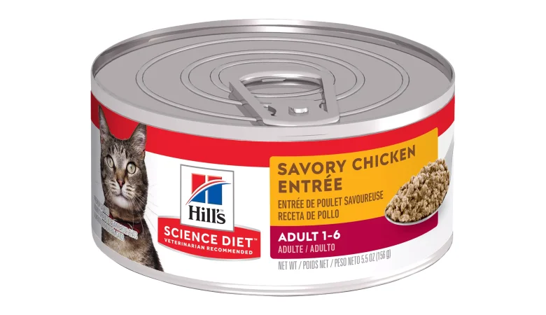 Hill’s Science Diet® Adult Wet Cat Food – Savory Chicken Recipe – Minced, 5.5 oz