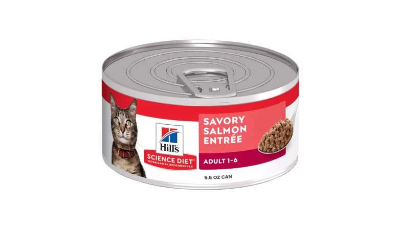 Hill’s Science Diet® Adult Wet Cat Food – Savory Salmon Recipe – Minced, 5.5 oz