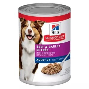 Hill's Science Diet Adult 7+ Wet Dog Food - Beef & Barley Entrée, 13oz