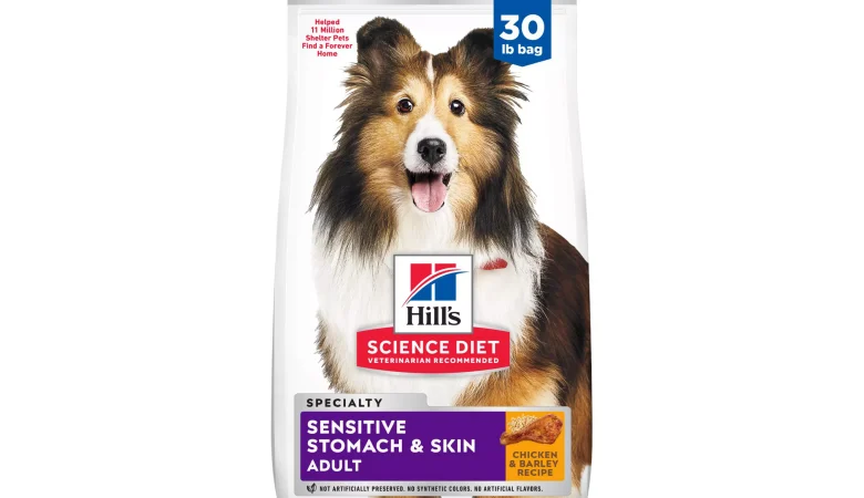 Hill’s Science Diet Sensitive Stomach & Skin Adult Dry Dog Food – Chicken & Barley – 30lb