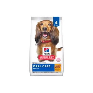 Hill's Science Diet Oral Care Adult Dry Dog Food - Chicken, Brown Rice & Barley - 4lb