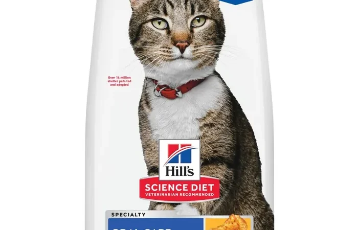Hill’s Science Diet Adult Oral Care Cat Food – Chicken Recipe – 3.5lb