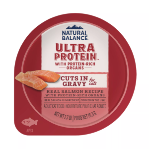 Natural Balance Ultra Protein Wet Cat Food - Real Salmon in Gravy, 2.7oz