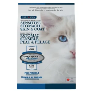 Oven-Baked Tradition Sensitive Stomach, Skin & Coat Dry Food for Adult Cats - Fish 10lb