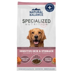 Natural Balance Sensitive Skin & Stomach Dry Dog Food - Salmon & Oatmeal Formula 22lb
