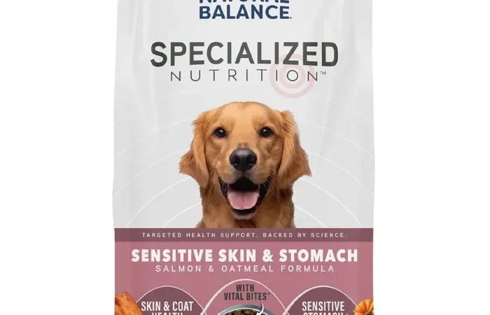 Natural Balance Sensitive Skin & Stomach Dry Dog Food – Salmon & Oatmeal Formula 22lb