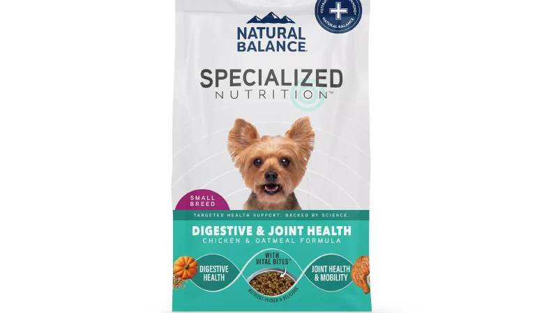 Natural Balance Specialized Nutrition Digestive & Joint Health Chicken & Oatmeal Formula Small Breed Adult Dog Food 12lb