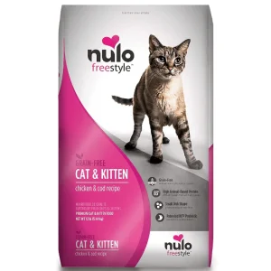 Nulo FreeStyle Dry Cat & Kitten Food, Chicken & Cod Recipe - 12lb