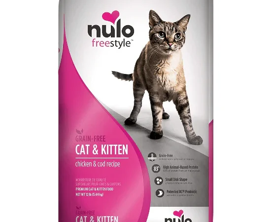 Nulo FreeStyle Dry Cat & Kitten Food, Chicken & Cod Recipe – 12lb