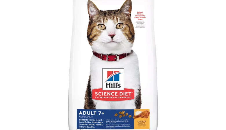 Hill’s® Science Diet® Adult Senior 7+ Dry Cat Food – Chicken 4lb