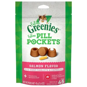 Feline Greenies Pill Pockets Salmon Flavour