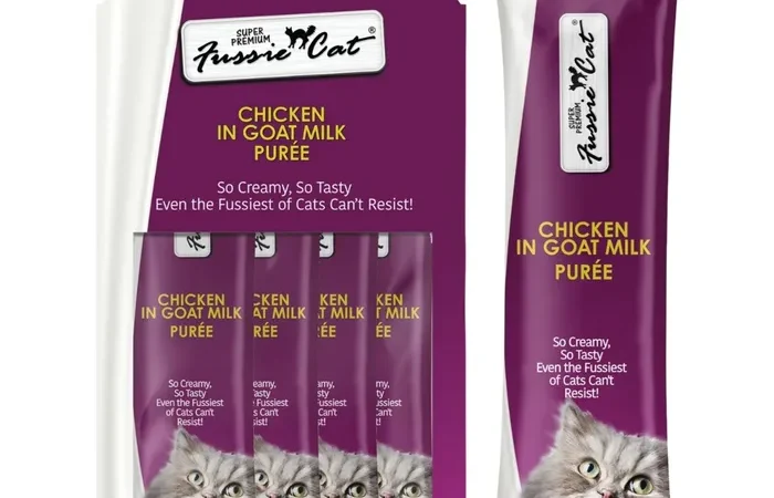 Fussie Cat Goat Milk Purée Treats – Chicken