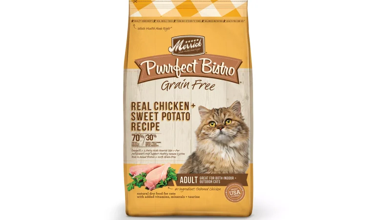 Merrick Purrfect Bistro Grain-Free Real Chicken + Sweet Potato Recipe Adult Cat Food