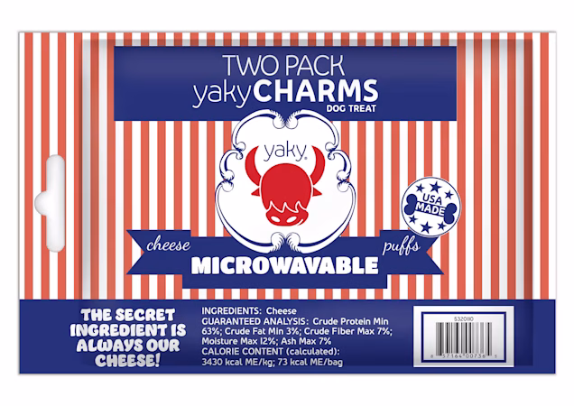 Himalayan YakyCharms Cheese Microwavable Popcorn for Dogs!