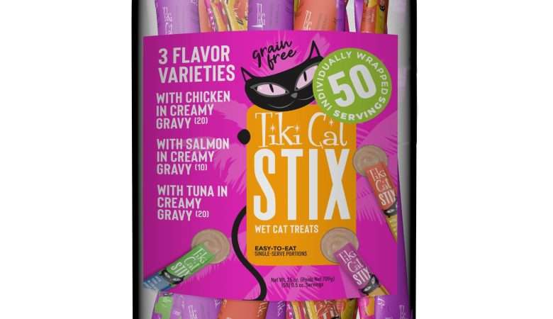 Tiki Cat Stix Variety Mega Jar Wet Cat Treats, 50-count