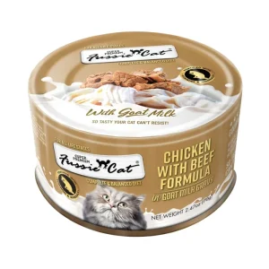 Fussie Cat Goat Milk Gravy Wet Food - Chicken with Beef