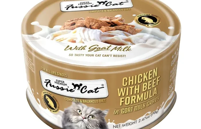 Fussie Cat Goat Milk Gravy Wet Food – Chicken with Beef