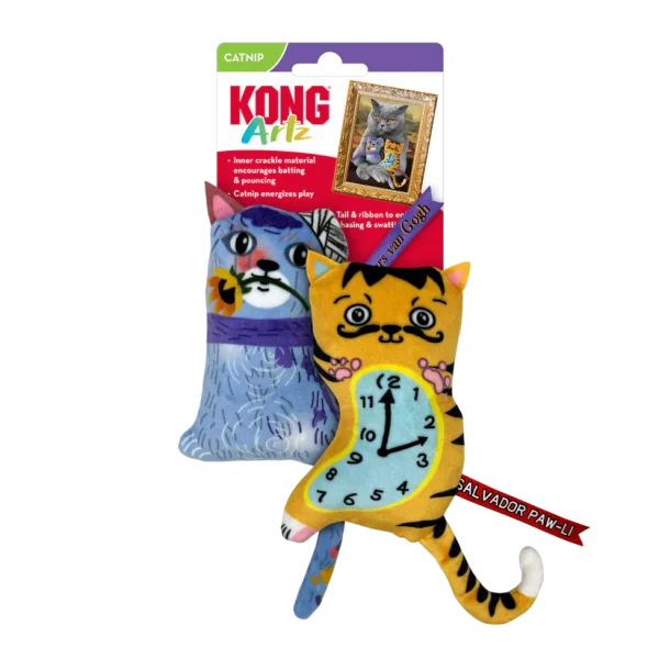 Kong For Cats - Artz Dali / van Gogh 2 Pack