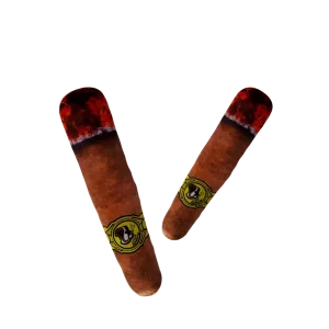 Cigar Shaped Squeaky Durable Chew Toy – Fun, Tough & Safe for All Dogs