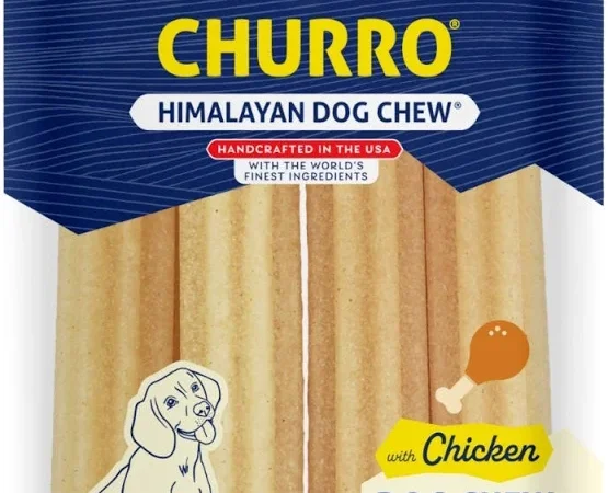 Himalayan Churro Soft Dog Chew – Chicken