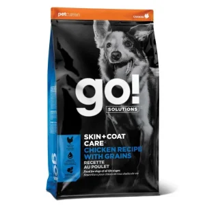 Go! Solutions Skin + Coat Care Dry Food for Dogs - Chicken Recipe with Grains