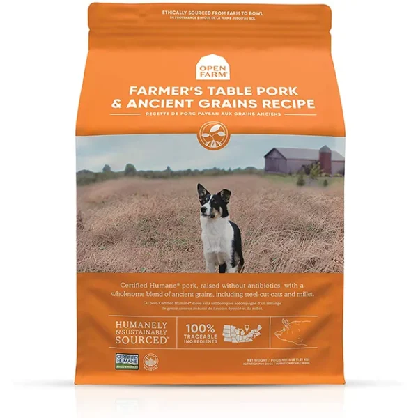 Open Farm Farmer's Table Pork & Ancient Grains Dry Dog Food