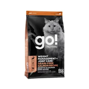 Go! Solutions Weight Management + Joint Care Grain-Free Salmon Recipe Adult Cat Food 3lb