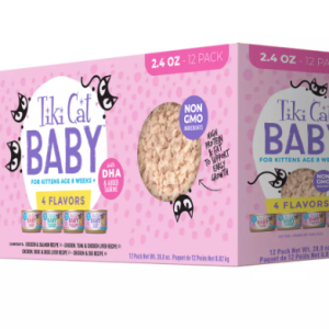 Tiki Cat Baby Variety Pack Kitten Cat Food -- 2.4oz / 12 pack