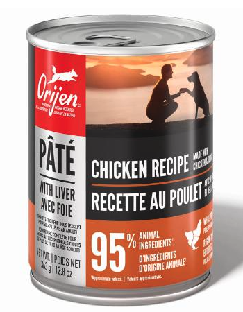 ORIJEN Chicken Recipe with Liver Pate Dog Food 363g / 12.2oz