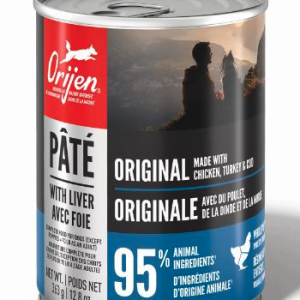 ORIJEN Original Chicken, Turkey & Cod Pate Dog Food 363g /12.8oz