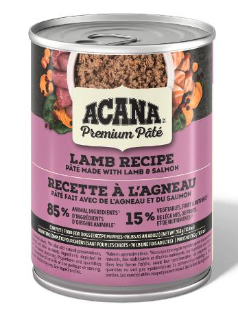 ACANA Premium Pate Lamb Recipe Dog Food 363g/12.8oz