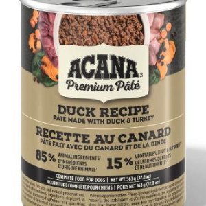ACANA Premium Pate Duck Recipe Dog Food 362g/12.8 oz
