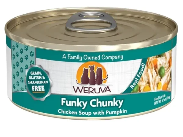 Weruva Funky Chunky Chicken Soup Canned Cat Food