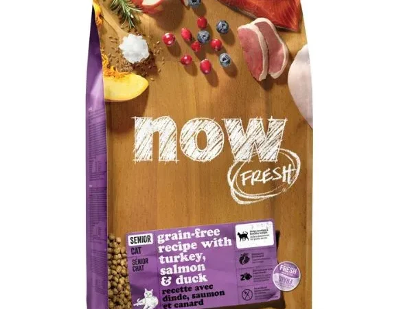Now Fresh Grain-Free Recipe for Senior Cats – Turkey, Salmon & Duck