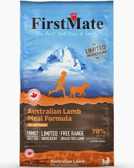FirstMate Limited Ingredient Australian Lamb Meal Formula for Dogs 14.5LB