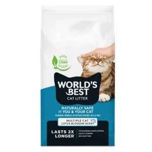 World's Best Cat Litter Multiple-Cat Lotus Blossom Scent Formula