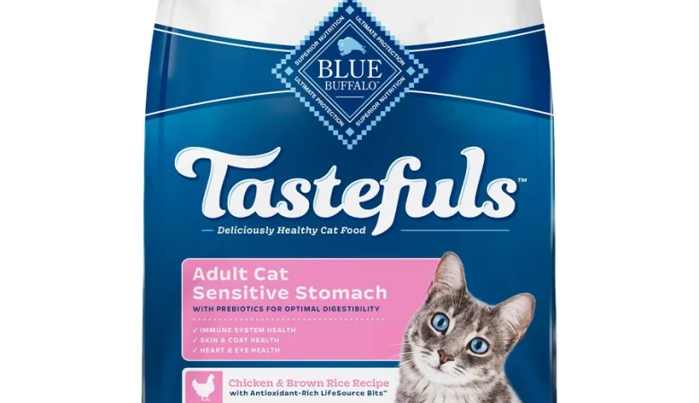 Blue Buffalo Tastefuls Sensitive Stomach Chicken Adult Dry Cat Food 15LB