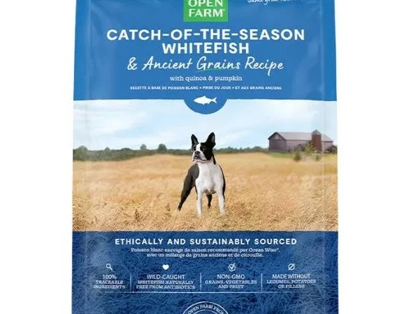 Open Farm Catch-of-the-Season Whitefish & Ancient Grains Dry Dog Food 22LB