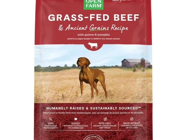 Grass-Fed Beef & Ancient Grains Dog Kibble