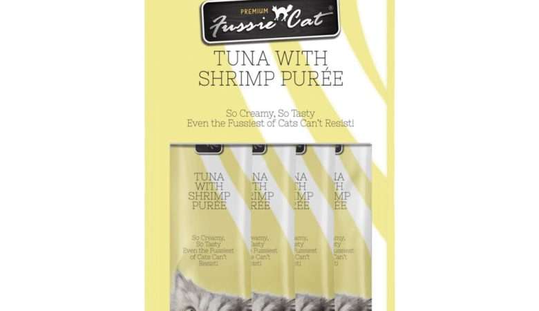 Fussie Cat Tuna with Shrimp Purée 4 count