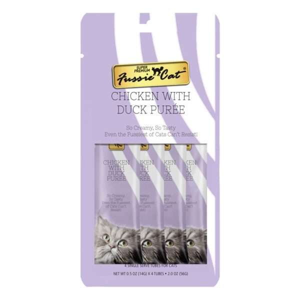 Fussie Cat Chicken with Duck Purée, 4 count