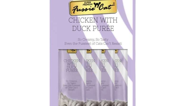 Fussie Cat Chicken with Duck Purée, 4 count