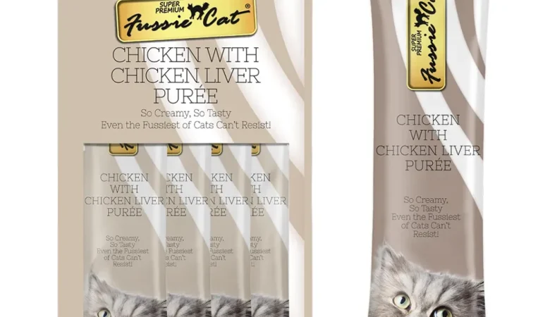Fussie Cat Chicken with Liver Purée 4 count