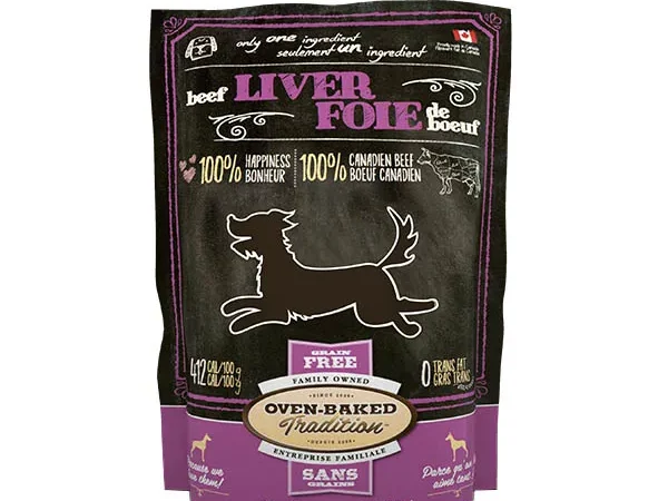 Oven-Baked Tradition All Natural Grain-Free Dog Treats – Beef Liver