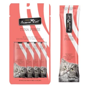 Fussie Cat Tuna Purée 4 count